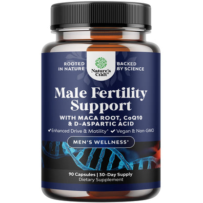 Pre-Conception Male Fertility Supplement | Sperm Motility & Volume Booster