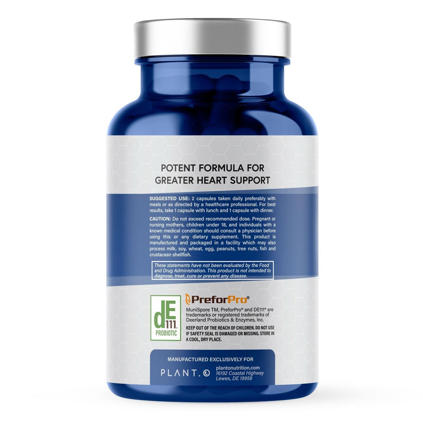 4-in-1 Prebiotic Probiotic & Postbiotic Gut Health - 60 Capsules (Women & Men)