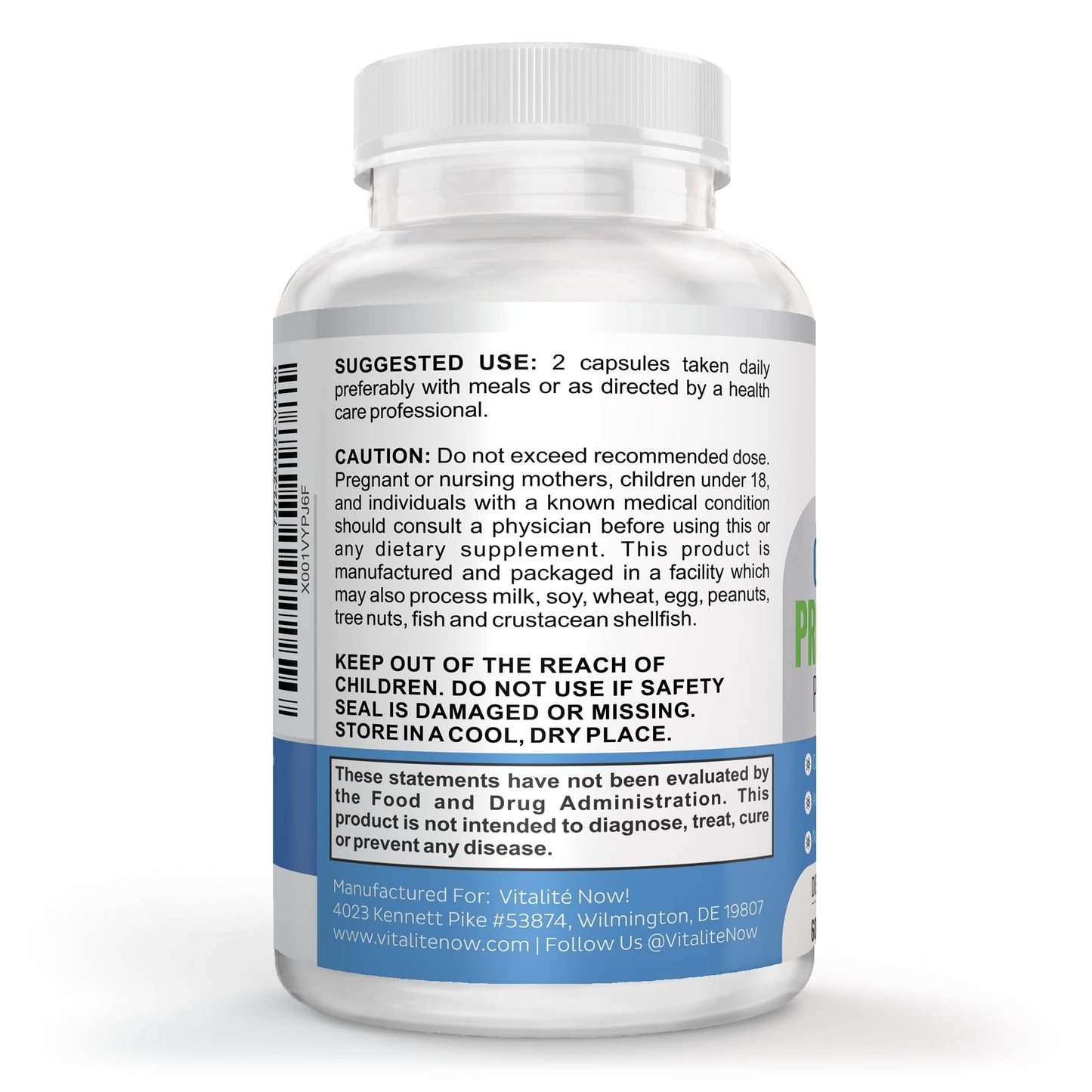 Premium Probiotic + Ultimate Prebiotic – Gut Biome Builder (4.4B CFU, Bacillus Subtilis)