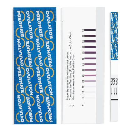 Pregmate 100 Ovulation Test Strips – Numerical LH Result (100 Count)