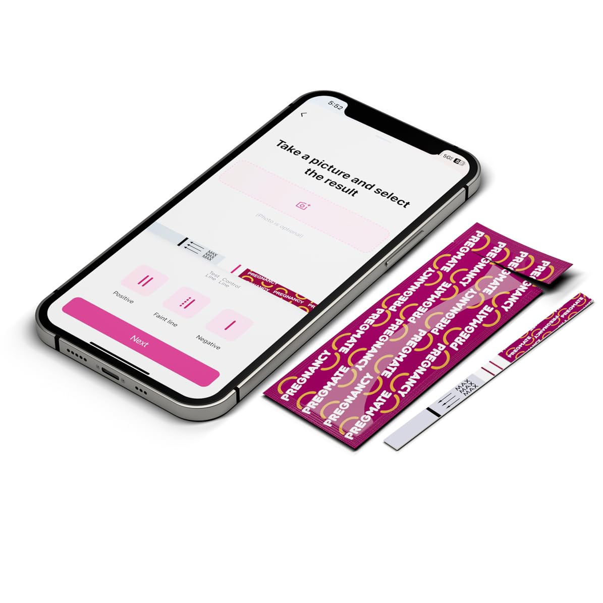 Pregmate 25 Pregnancy Test Strips (25 Count)