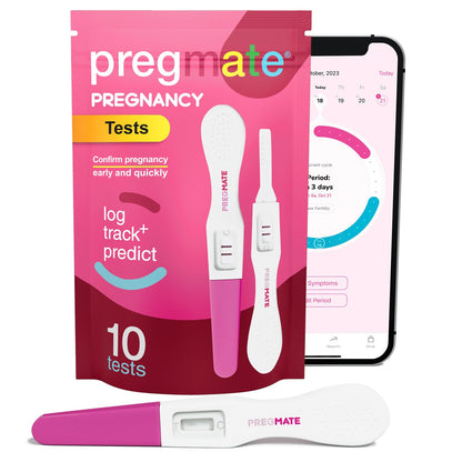 Pregmate Pregnancy Midstream Test (10 Count) - Accurate Home Pregnancy Test