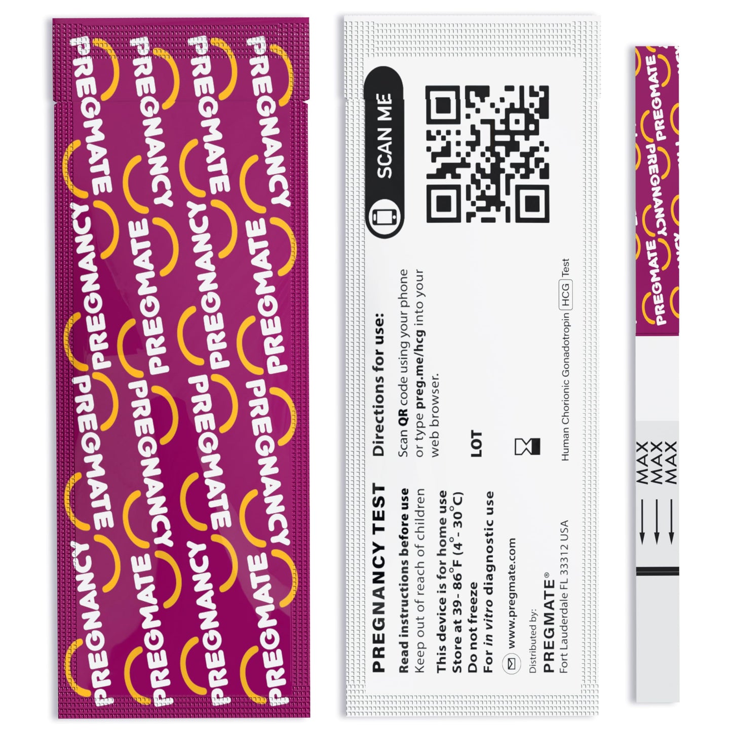Pregmate Pregnancy Test Strips (20 Count) - Accurate Early Detection