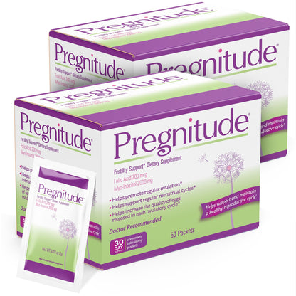 Pregnitude Reproductive Fertility Support – Regular Ovulation & Egg Quality | 120 Packets