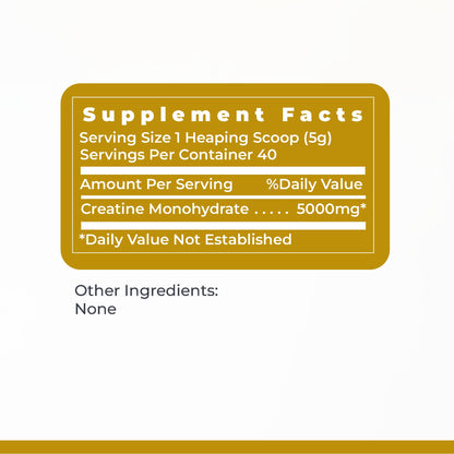 Premier Creatine Monohydrate Powder – Vegan, Unflavored – Premier Research Labs | 7.8 oz (40 Servings)