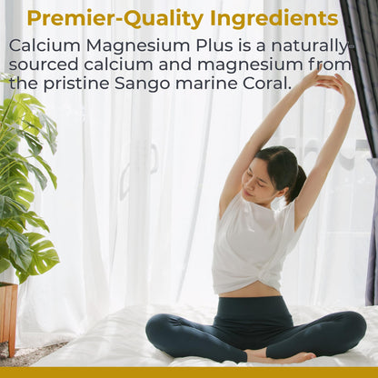 Premier Research Labs Calcium Magnesium Plus – Calcium Magnesium Supplement with Mushroom Complex | 300 Vegetarian Capsules