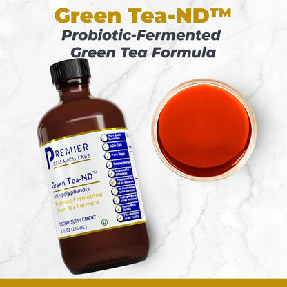 Premier Research Labs Green Tea-ND Probiotic Fermented Extract - 8 Fl Oz