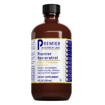 Premier Research Labs Resveratrol Liquid | Trans-Resveratrol, 180 mg/tsp, 8 oz