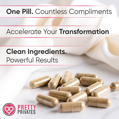 Premium Butt Enhancer Pills for Bigger Booty - Natural Glute Growth Supplement for Firmness, Muscle Building & Confidence Boost - Non-Invasive Solution, Aguaje Para Aumentar Gluteos y Caderas