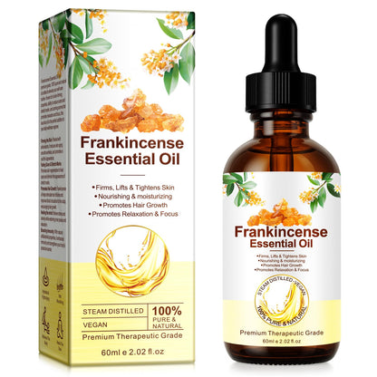 Premium Frankincense Essential Oil – 100% Pure & Natural, Therapeutic Grade for Skin, Face & Aromatherapy | Best Frankincense Oil for Face, Wrinkles & Scars | Deeply Nourishing