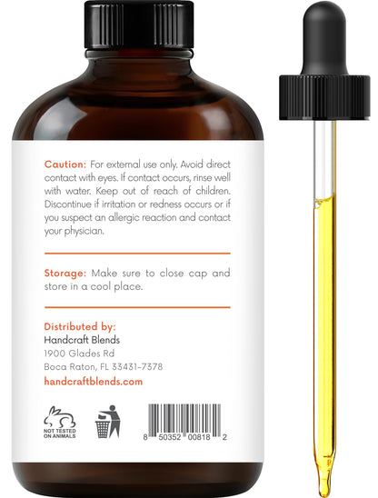 Handcraft Blends Orange Essential Oil – 4 oz | 100% Pure & Natural, Premium Grade