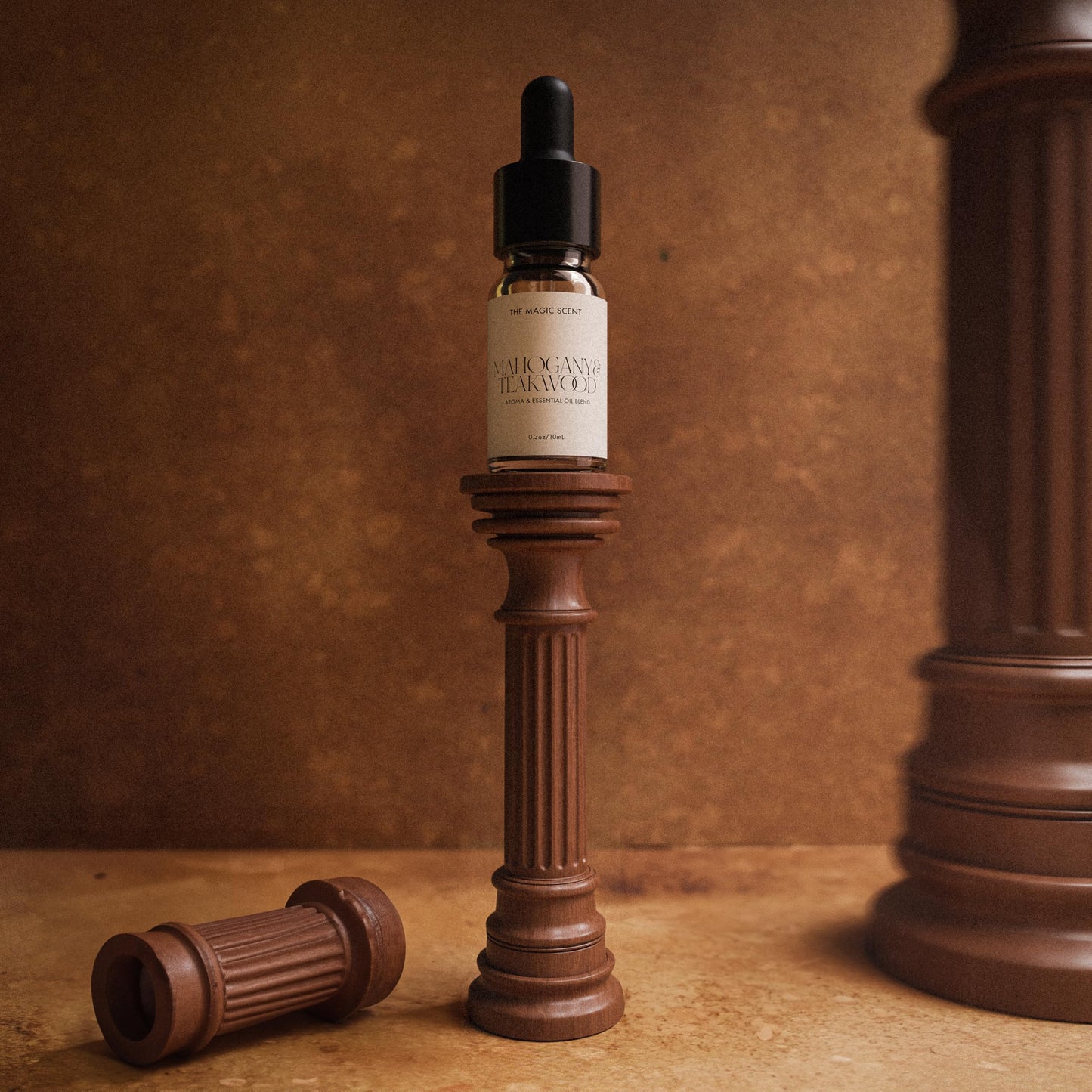 The Magic Scent Mahogany & Teakwood Diffuser Oil – Hotel & Home Luxury Scents Inspired by Abercrombie & Fitch | 0.3 fl oz (10 mL)