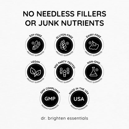 Dr. Brighten Prenatal Plus - Women's Formulation, Active B Vitamins, Minerals, Antioxidants for Pregnant or Nursing Mothers, Non-GMO Vegan, No Gluten, No Soy - 180 Capsules