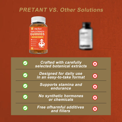 PRETANT Prostate Health Gummies – Astaxanthin + Lycopene for Prostate, Heart & Skin | 30 Servings