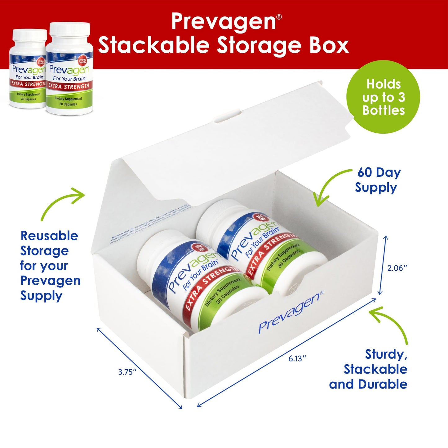 Prevagen Extra Strength 30 Capsules (2 Pack) – Apoaequorin 20mg + Vitamin D3 for Brain Support