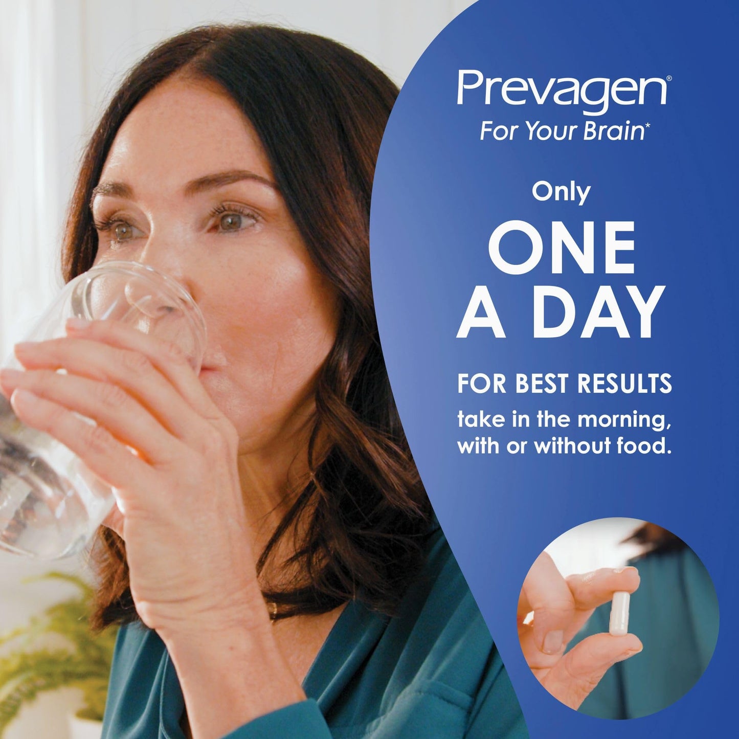 Prevagen Regular Strength – 120 Capsules (4 Month Supply) | Apoaequorin 10 mg + Vitamin D3