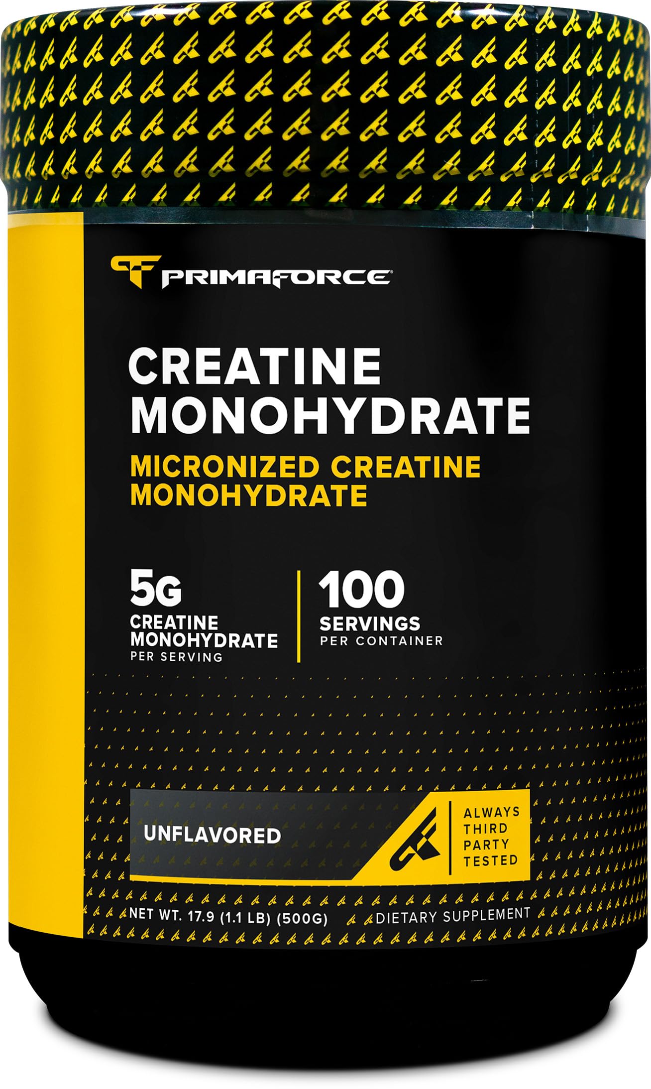 Primaforce Micronized Creatine Monohydrate Powder 500 g (1.1 lb)