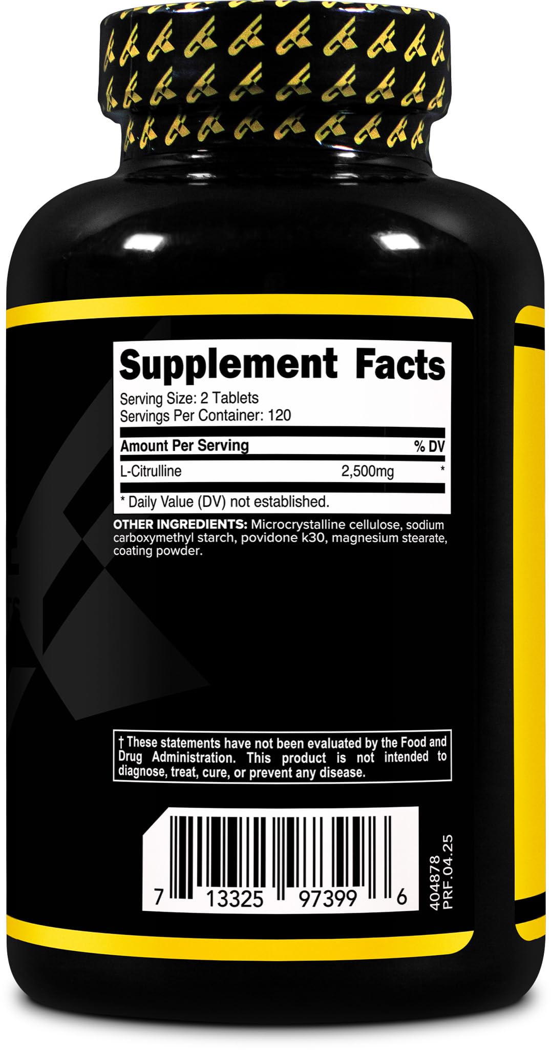 Primaforce L-Citrulline 2500mg – 240 Tablets, 120 Servings