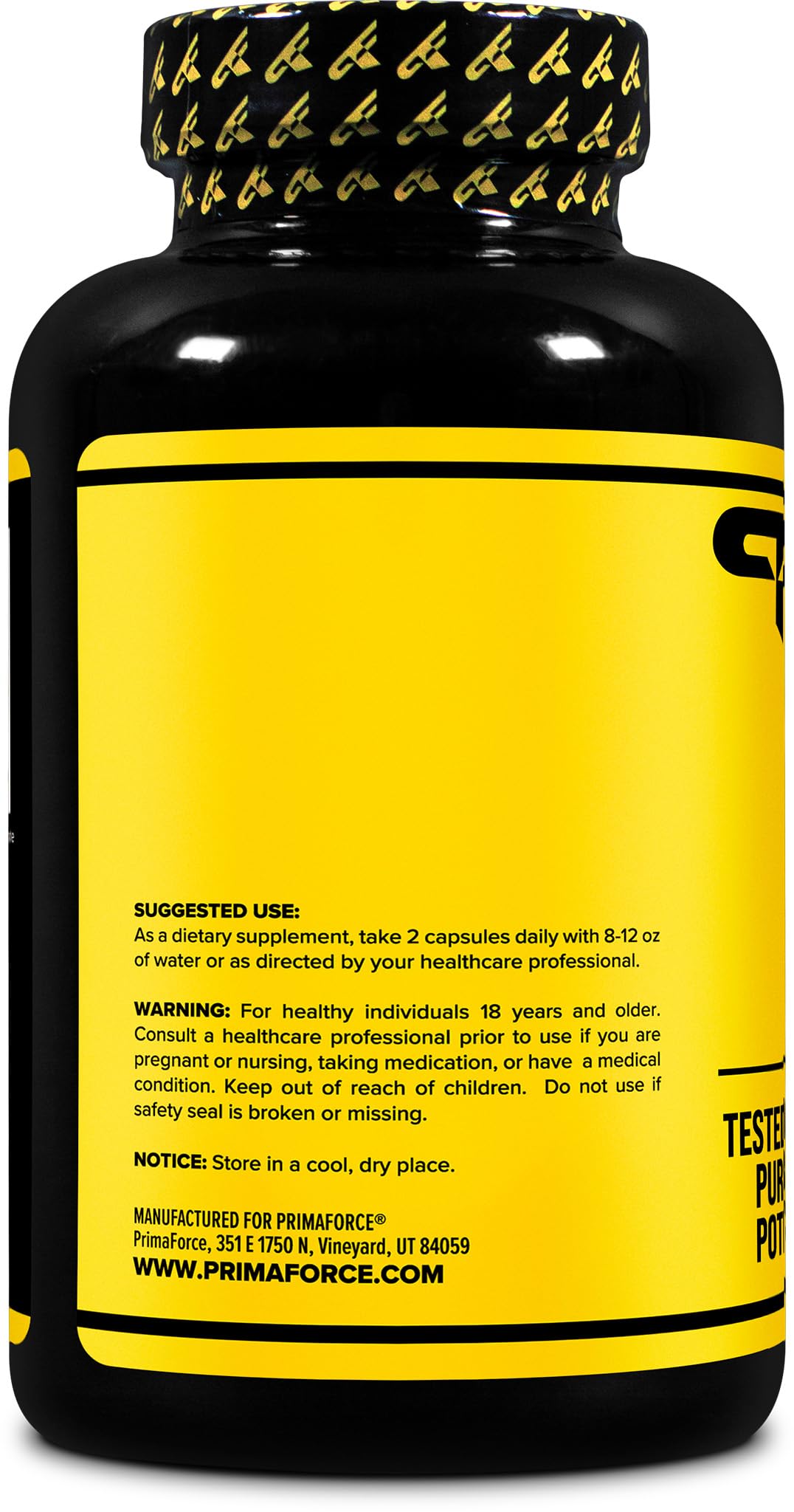 PrimaForce Tribulus Terrestris Extract Capsules - 180 Count, 1,500 mg/Serving