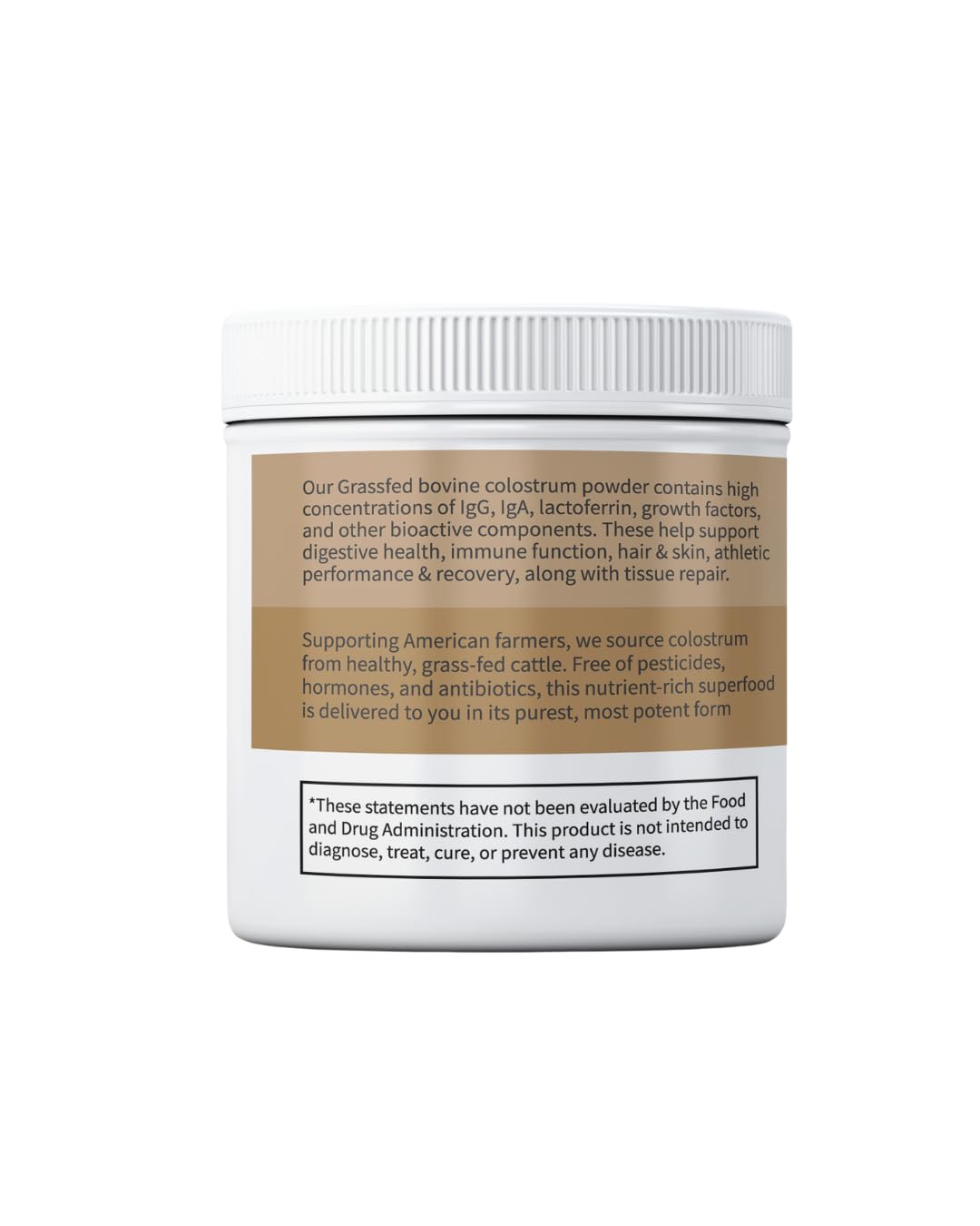 Primal Being Grassfed Colostrum Powder – Immune Support, Gut Health, Recovery (90 g, 3000 mg/serving)