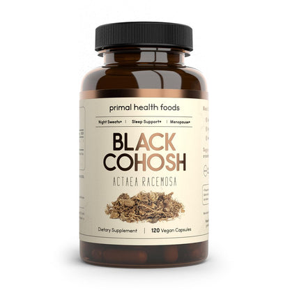 Primal Health Foods Organic Black Cohosh 1000 mg | Menopause & Sleep Support