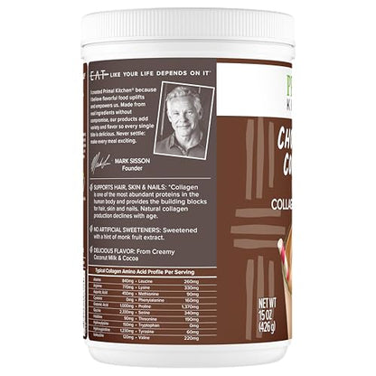 Primal Kitchen Chocolate Collagen Fuel Drink Mix – Chocolate Coconut, 15 oz