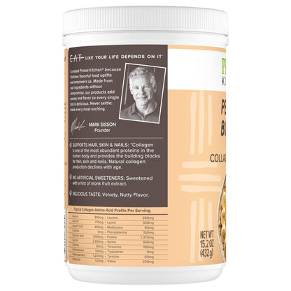 Primal Kitchen Peanut Butter Flavor Collagen Fuel Drink Mix 14.3 oz