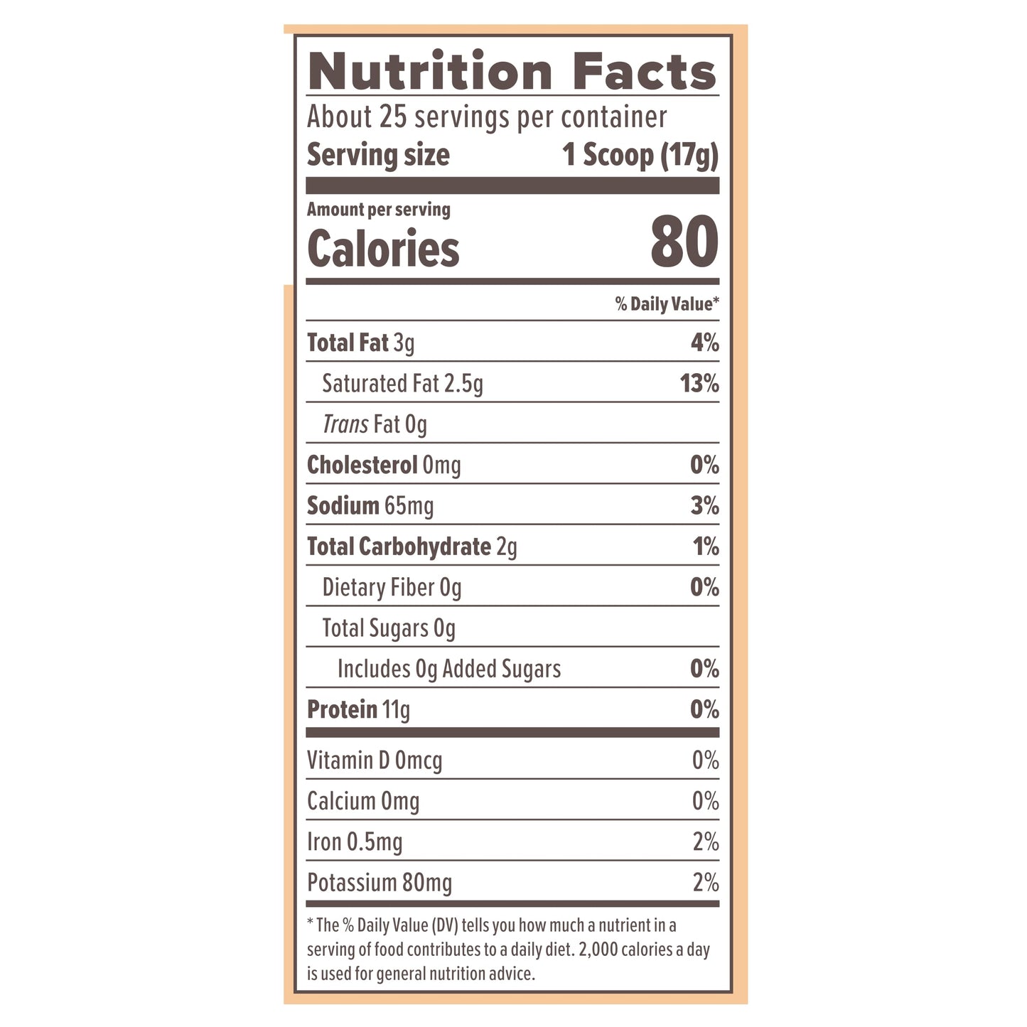 Primal Kitchen Peanut Butter Flavor Collagen Fuel Drink Mix 14.3 oz