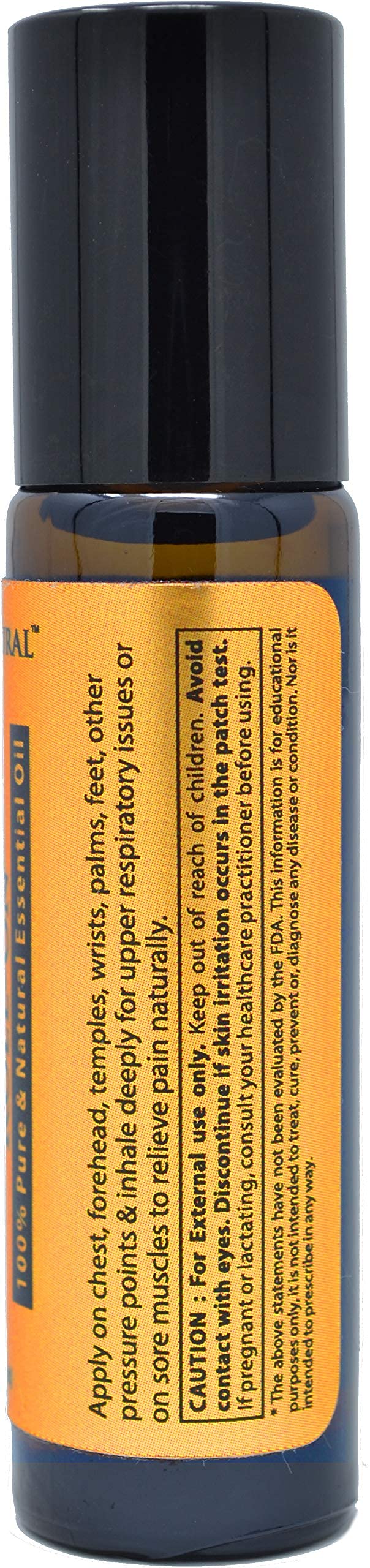 Prime Natural Cold Cough Congestion Relief Essential Oil Roll-On 10ml