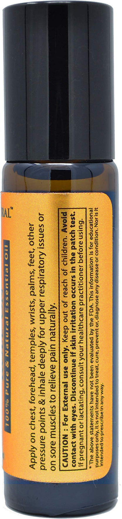 Prime Natural Cold Cough Congestion Relief Essential Oil Roll-On 10ml