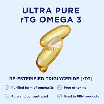 PRN Nuretin - High DHA Omega-3 for Retina Health (1000 mg DHA, 200 mg EPA)