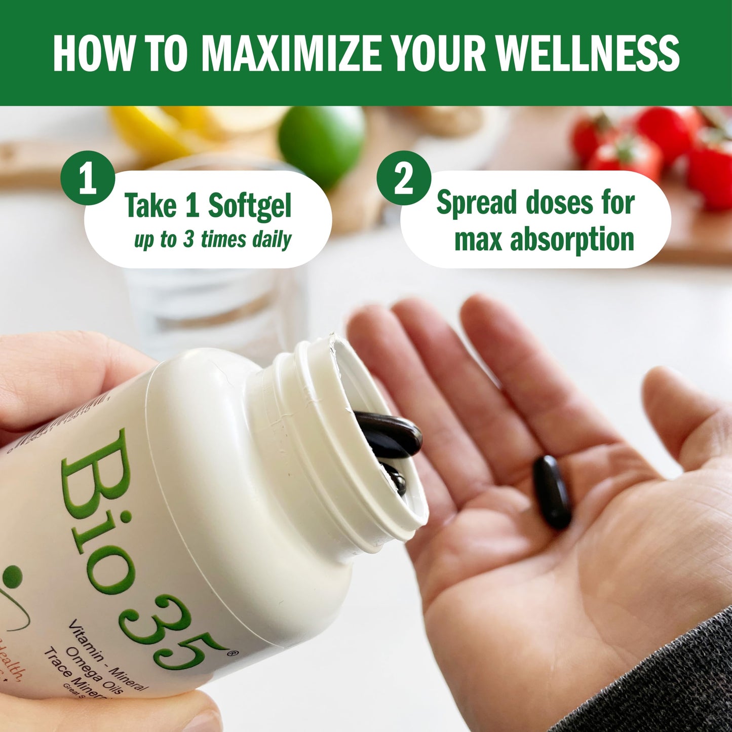 Pro-Biotiks Bio35 / 300 sg Original – Gluten-Free Multivitamin & Mineral Softgels