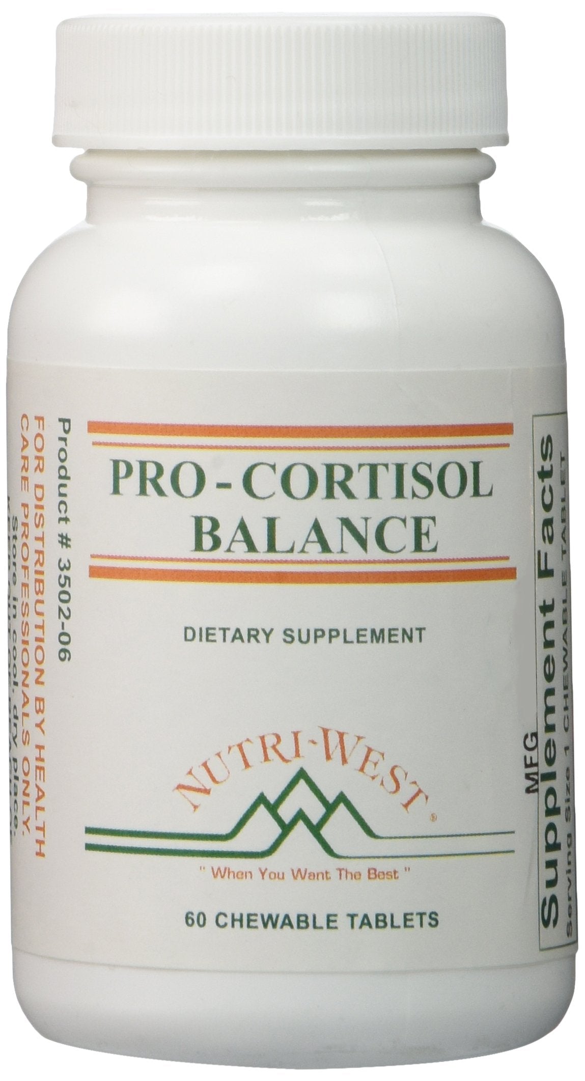 Pro-Cortisol Balance - 60 Chewable Tablets by Nutri-West