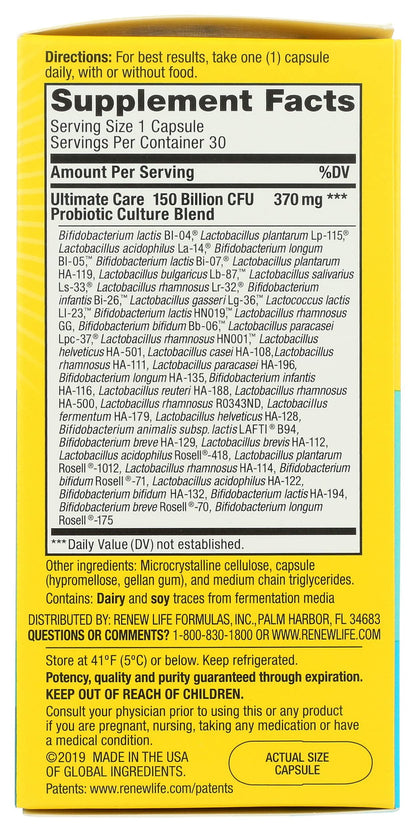 PROBIOTIC 150B ULTMT Care – Probiotic Supplement