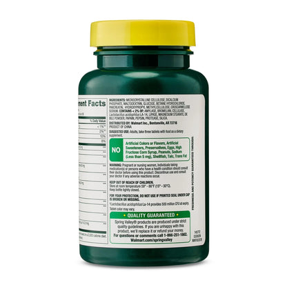 Probiotic Multi-Enzyme Digestive Formula Tablets – 200 Count | Supports Digestion & Gut Health
