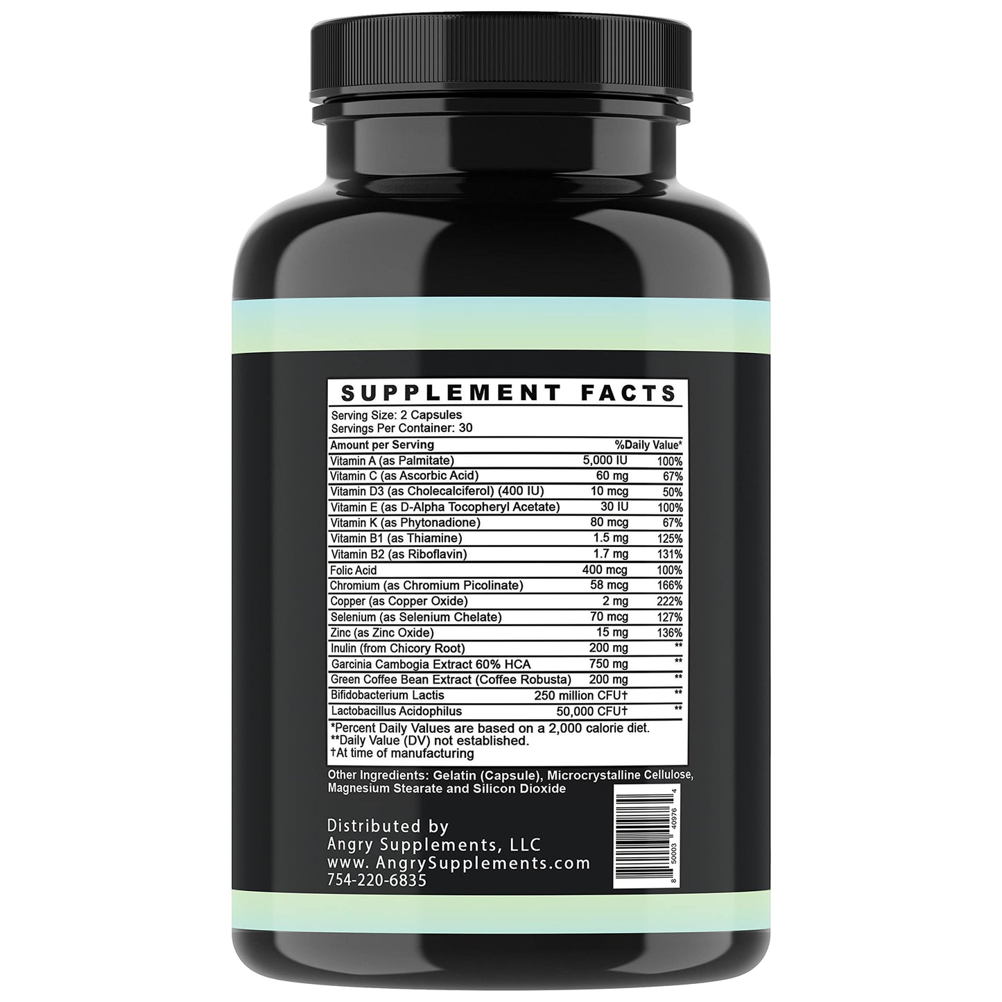 Probiotic Immunity Supplement – Probiotic Infused Multivitamin with Zinc, Chromium, Selenium & Essential Vitamins (1-Bottle)