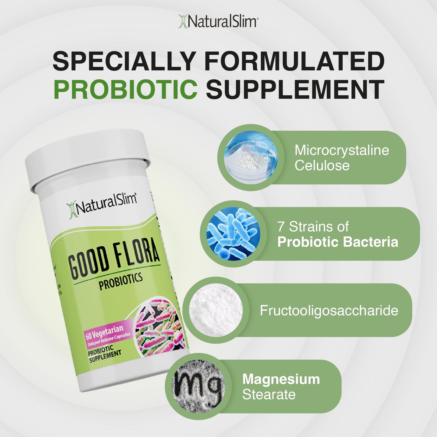 Probiotic Nutritional Supplements – Gentle Formula Pro Biotics for Gut Health