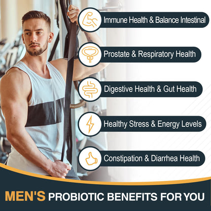 Ocshesally Probiotics for Men – 500B CFU, 12 Strains, 120 Capsules