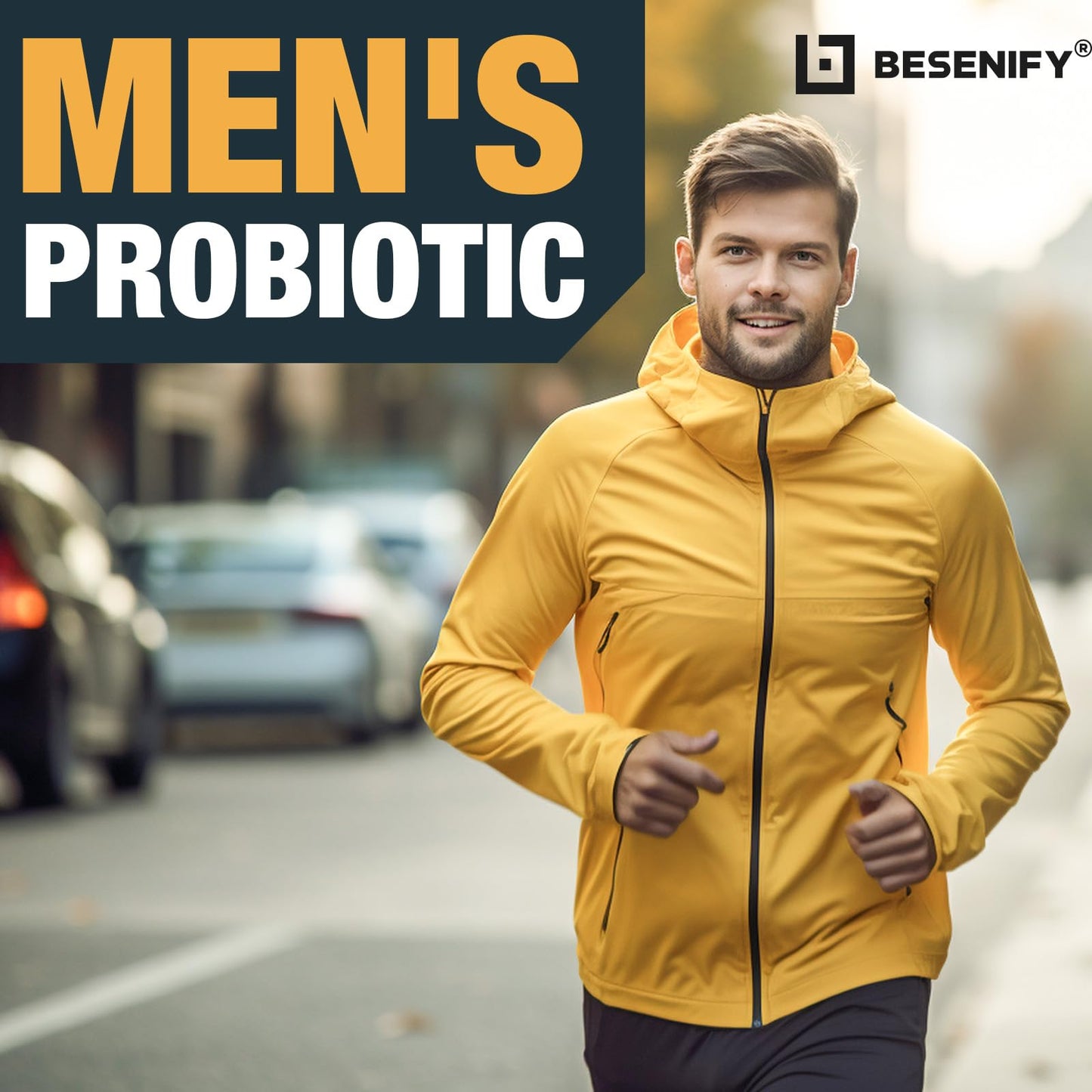 Probiotics for Men – 500B CFU, 12 Strains, 60 Capsules