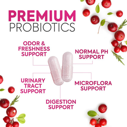 Probiotics for Women | 50 Billion CFU, 16 Strains | Digestive & Vaginal Health | 120 Capsules