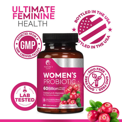 Probiotics For Women 50B CFU – 16 Strains | Digestive & Vaginal Health