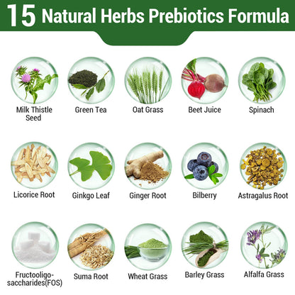 Probiotics for Women and Men | 300B CFU, 24 Strains, 15 Organic Herbs, 2 Month Supply
