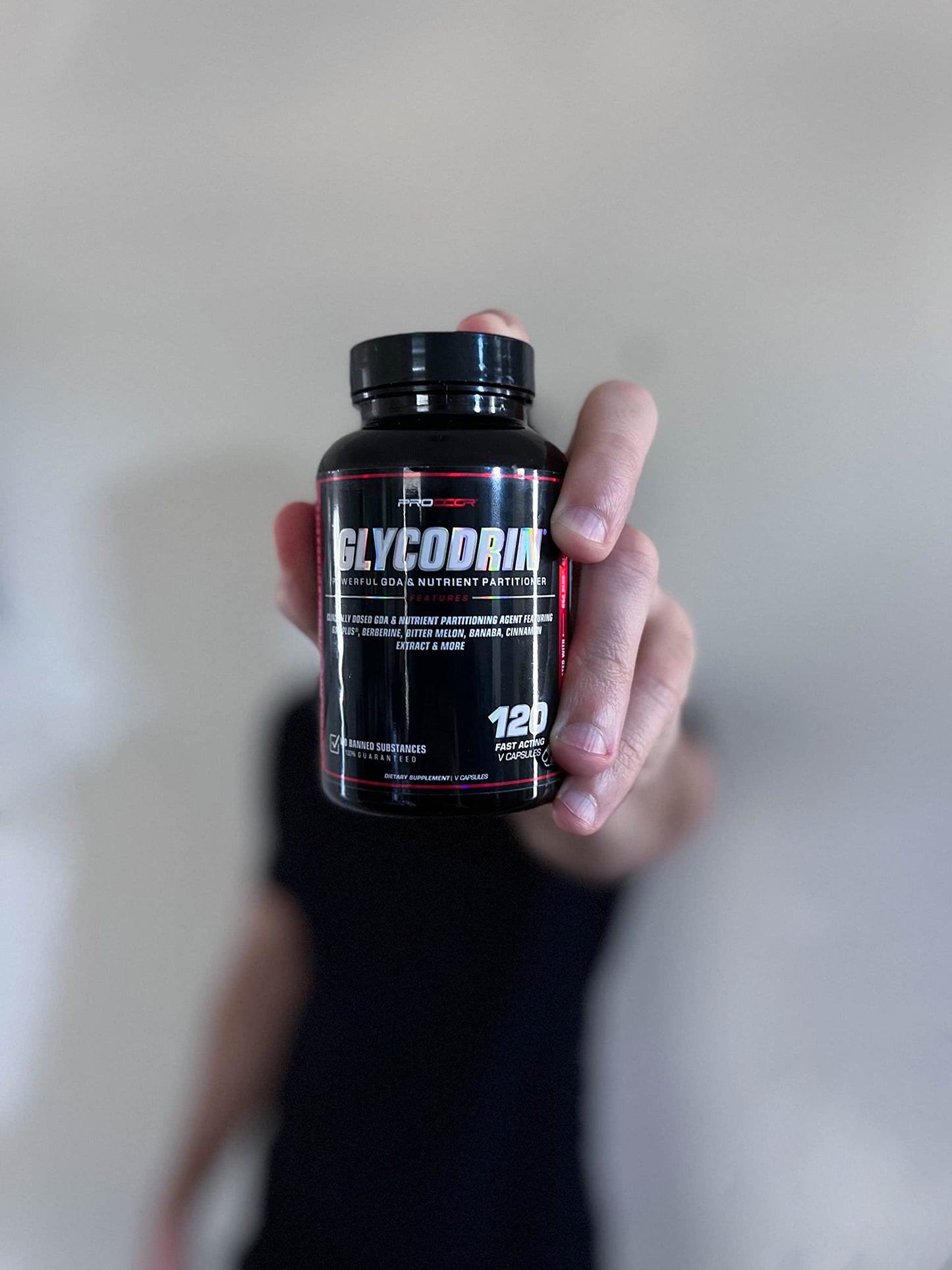 PROCCOR GLYCODRIN GDA with Berberine, Cinnamon, Banaba — 120 V Capsules, Gelatin-Free