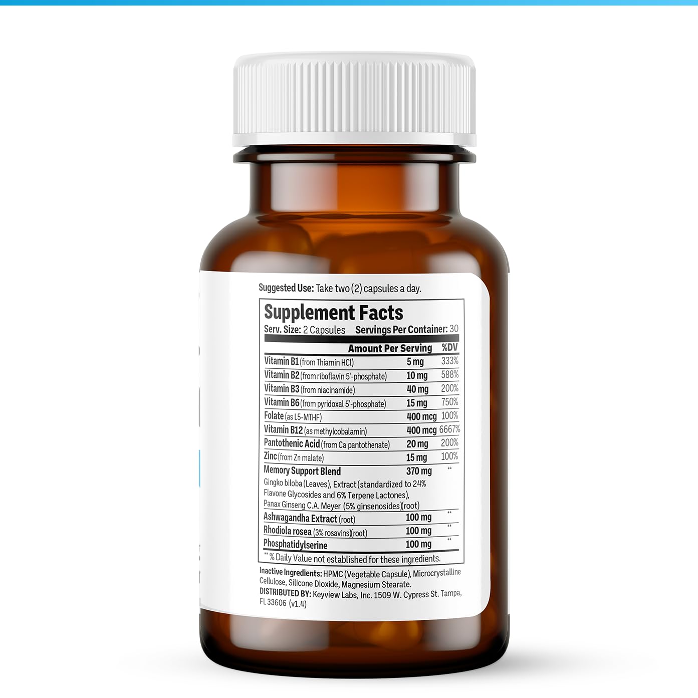 Procera Advanced Brain - Fast Acting (60 Count) | Improve Memory, Focus & Clarity