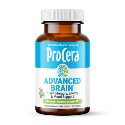 Procera Advanced Brain – Fast Acting Memory & Focus Supplement – 60 Count