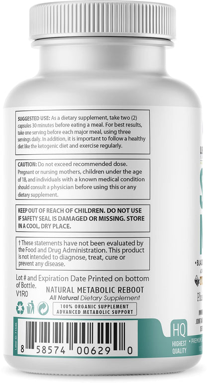 Organic Irish Sea Moss Pills - Wildcrafted Dr Sebi Inspired Seamoss Blend with Turmeric, Burdock Root & Bladderwrack, Enhanced with Black Pepper - 60 Capsules