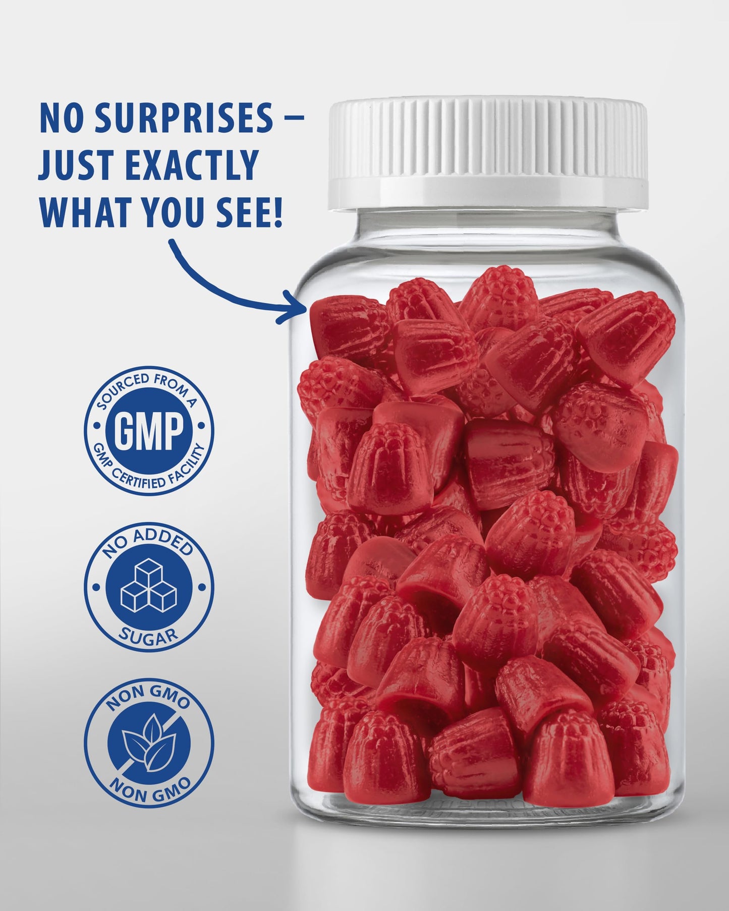 Magnesium Gummies 500mg for Kids & Adults | Calm Magnesium Chews