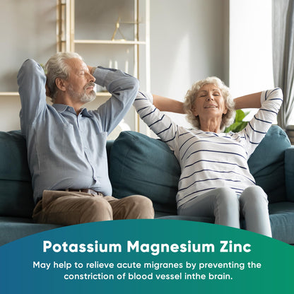 Potassium Magnesium Supplement - 150 Capsules | High Absorption Magnesium Complex