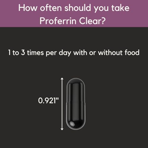 Proferrin Clear Heme Iron Supplement, 90 Capsules – Superior Absorption, Easy on the Gut, Made in USA
