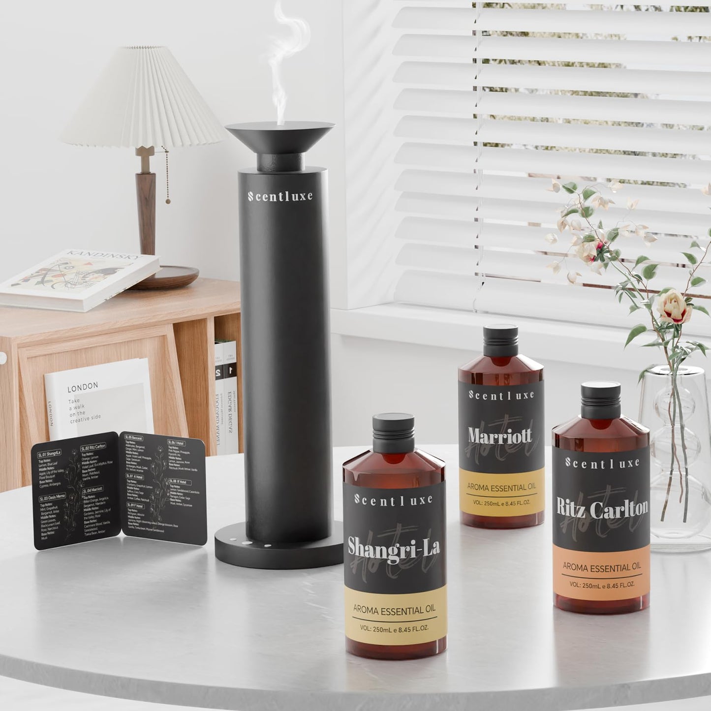 ScentLuxe Essential Oils – Marriott Beach Villa Diffuser Oil 250mL | Bitter Orange, Jasmine & Lily of the Valley